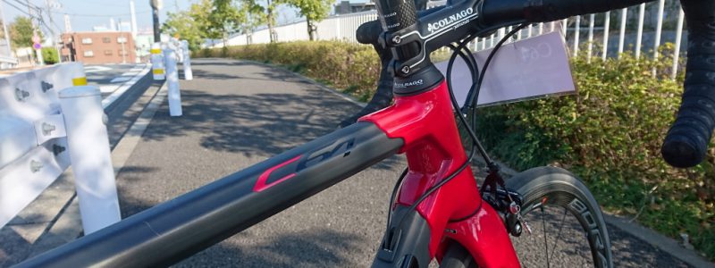 COLNAGOのフラッグシップモデルに試乗させていただきました